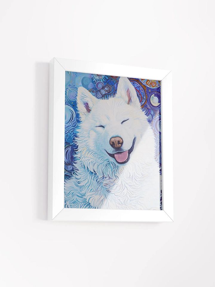 Vibrant Dog Portrait Matte Poster product image (2)