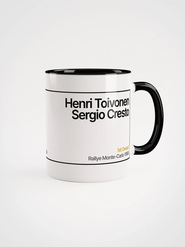 Ceramic Mug / Henri Toivonen / Rallye Monte-Carlo 1986 Number 7 product image (1)
