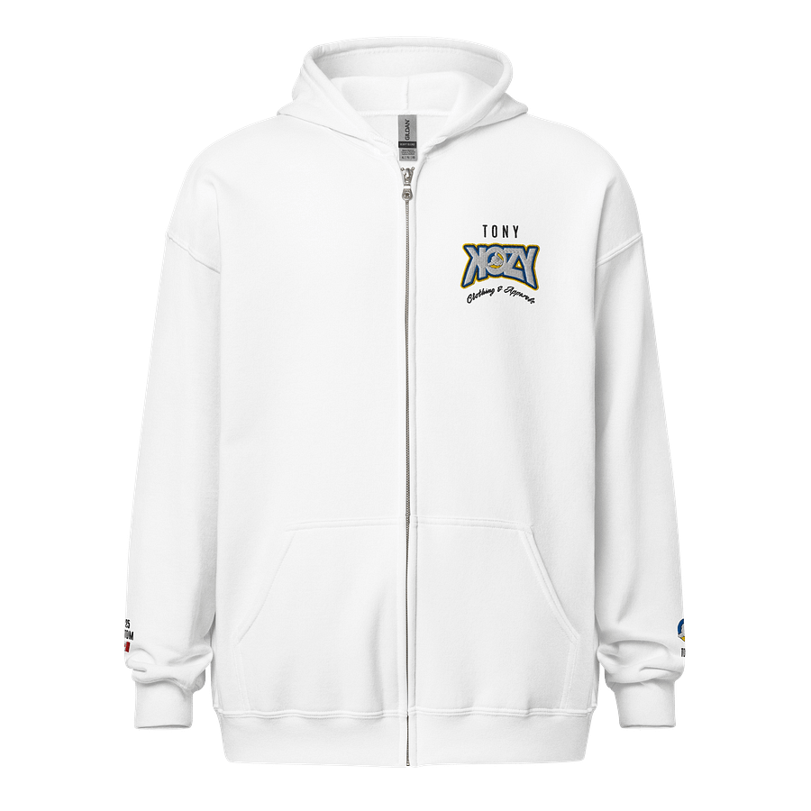 Kustom Zipup Hoodie (White) product image (1)