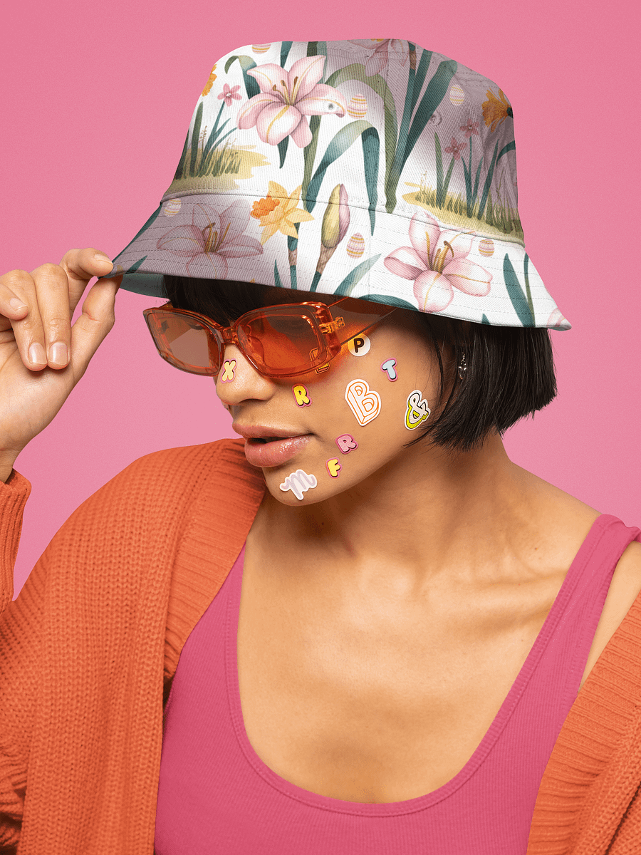 All Over print Bloom Reversible Bucket Hat product image (1)