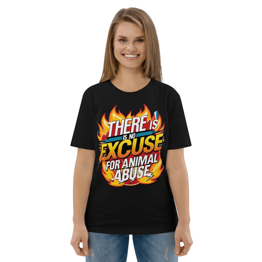 Flaming Message Organic Tee product image (5)