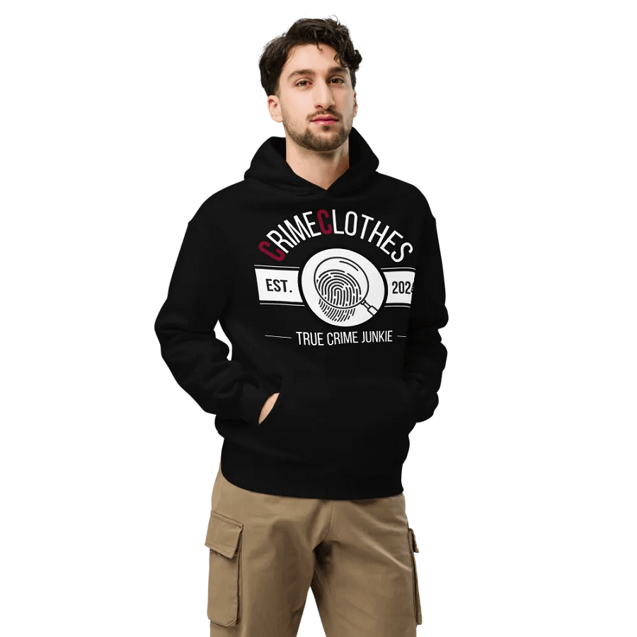 CrimeClothes True Crime Junkie Logo Premium Oversized Hoodie product image (8)