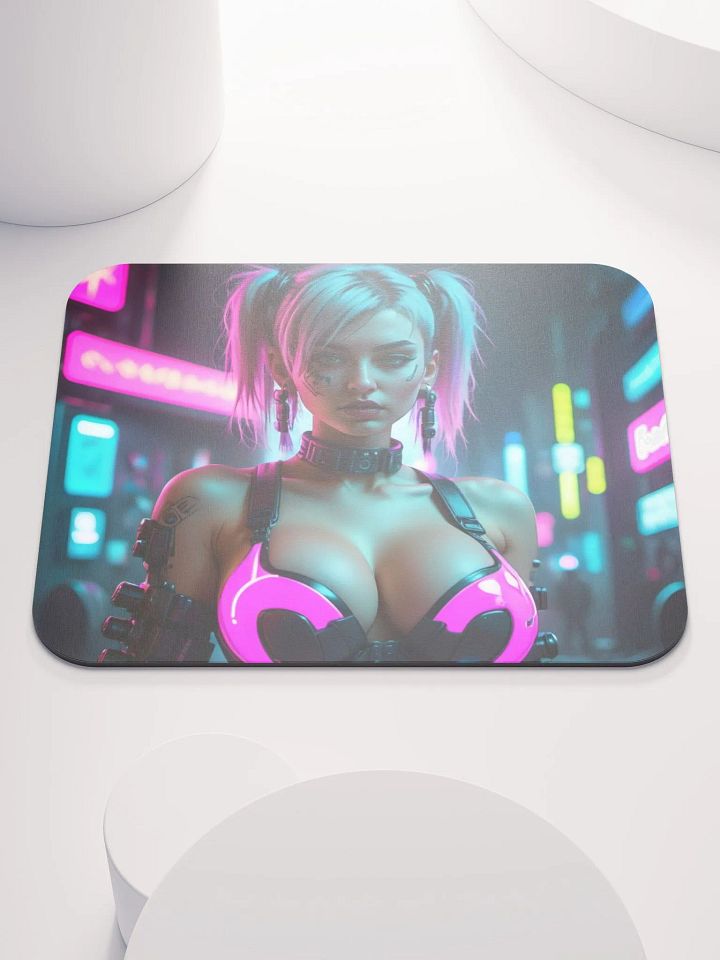 Neon Cyberpunk Mouse Pad product image (2)