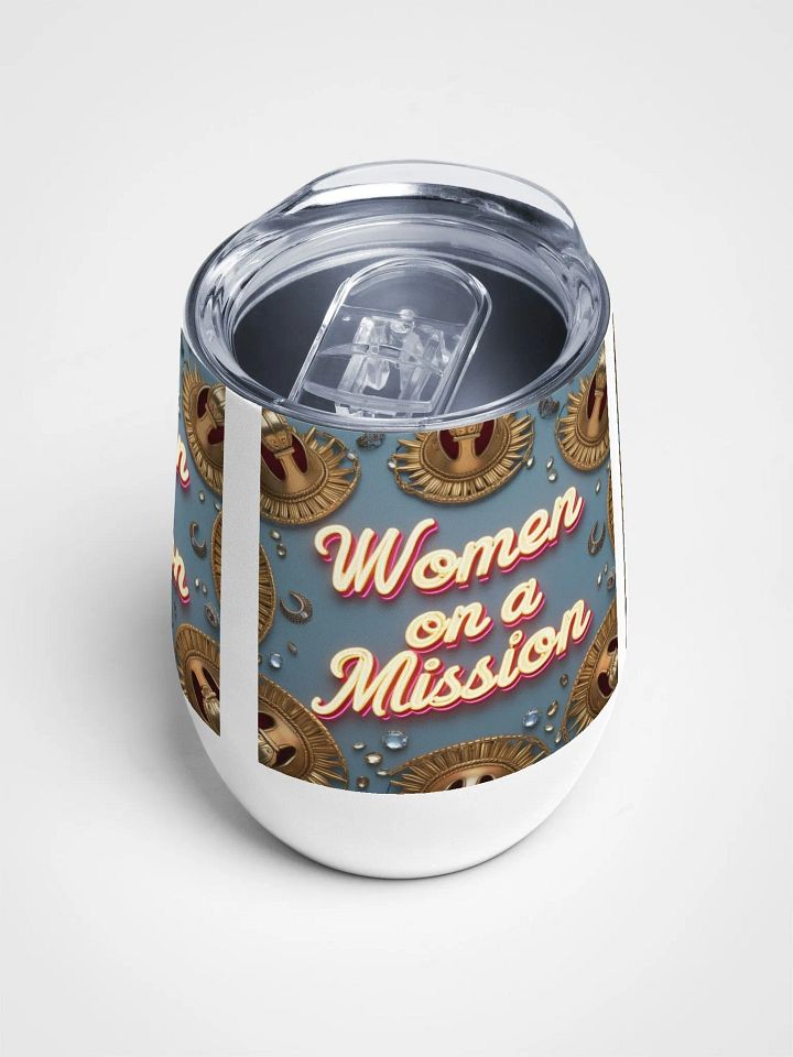 Vintage Women on a Mission Wine Tumbler product image (2)