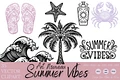 SUMMER VIBES - Art Nouveau - 35 Vectors product image (1)