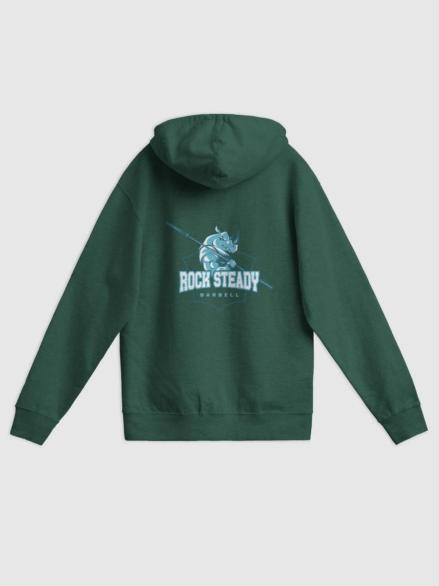 Rock Steady Barbell Fleece Zip Hoodie product image (6)
