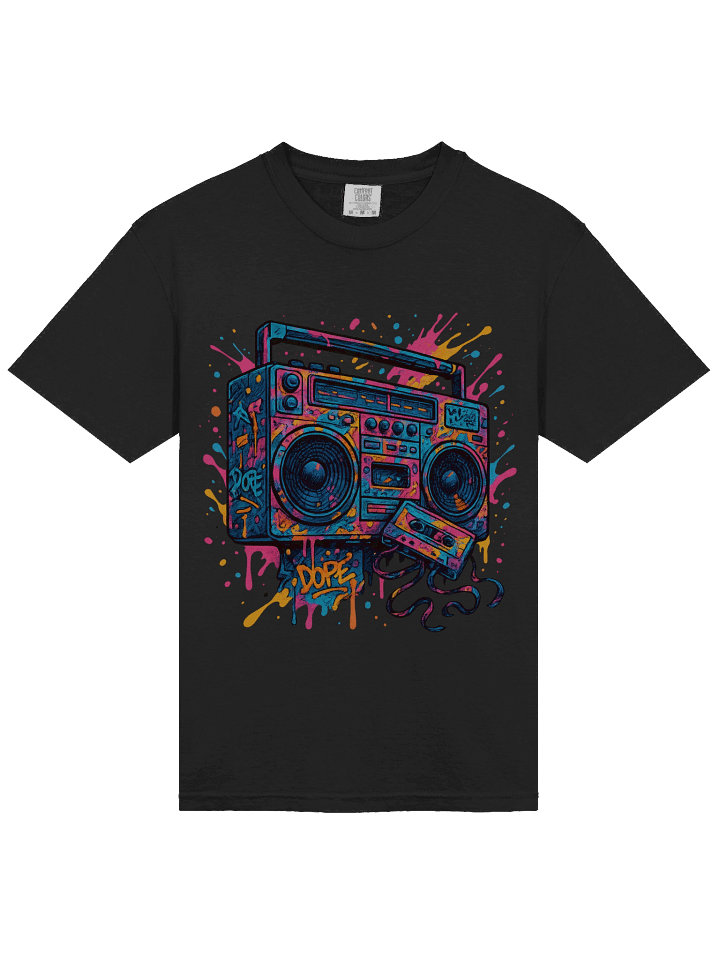 Boombox Blast – Retro Graffiti Sound Waves product image (2)