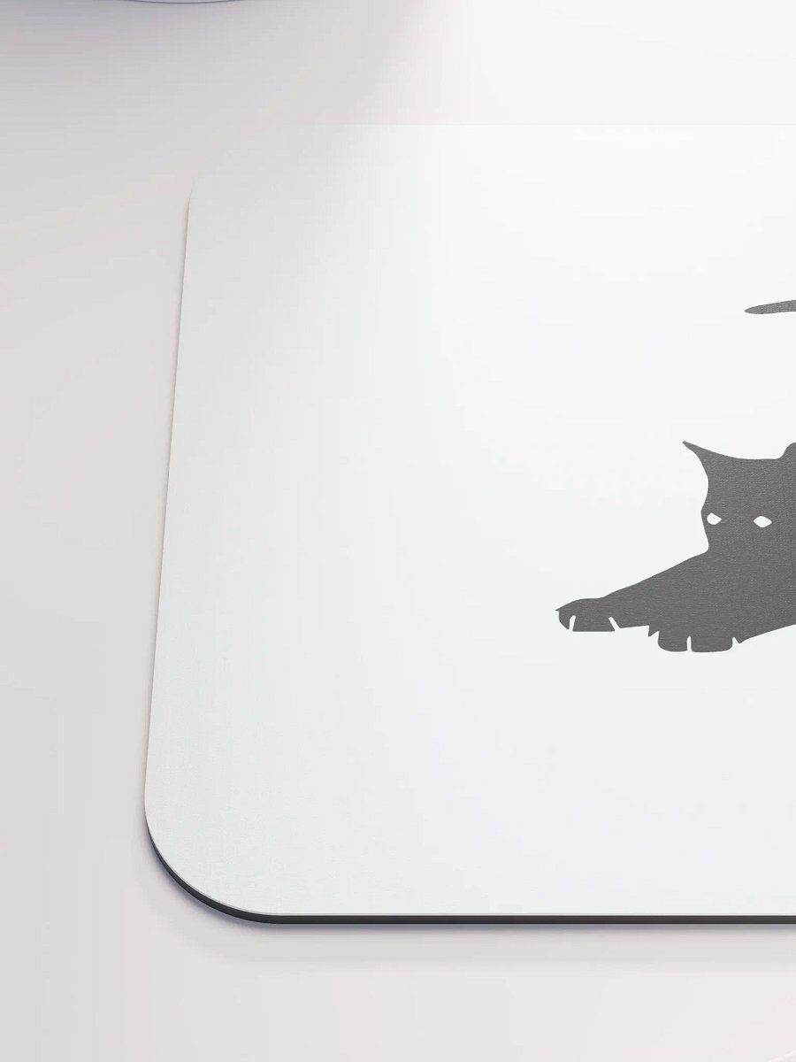 Stretching Black Cat Mouse Pad product image (6)