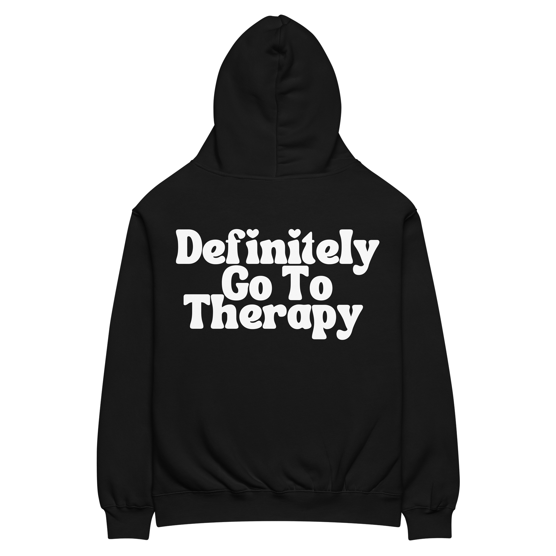 Definitely Go To Therapy Hoodie (Black) product image (1)