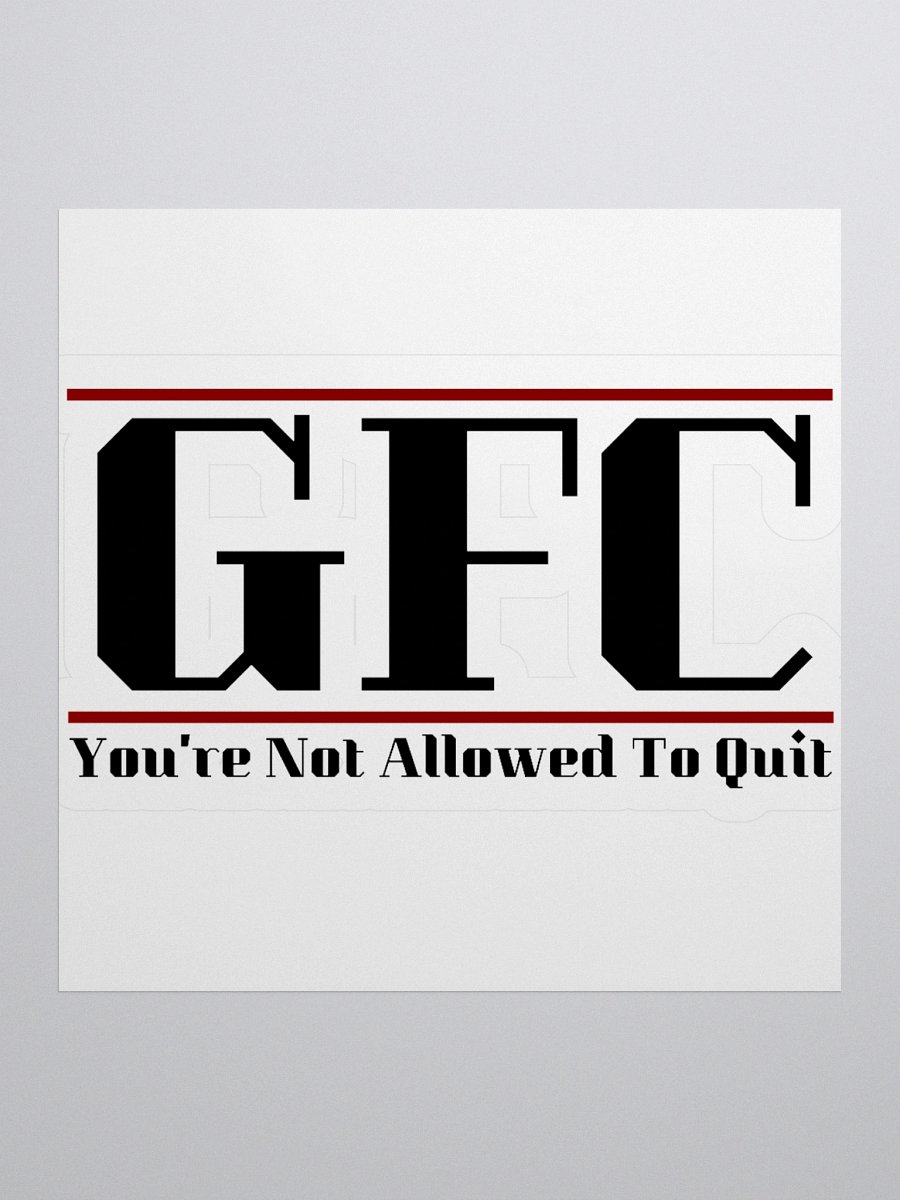 GFC w/ynatq Sticker product image (1)