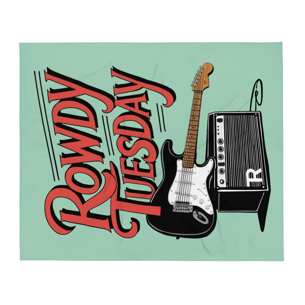 Rowdy Tuesday - Throw Blanket product image (1)