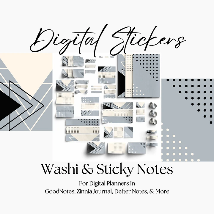Washi Tape & Sticky Notes in Effortless Patterns Palette product image (1)