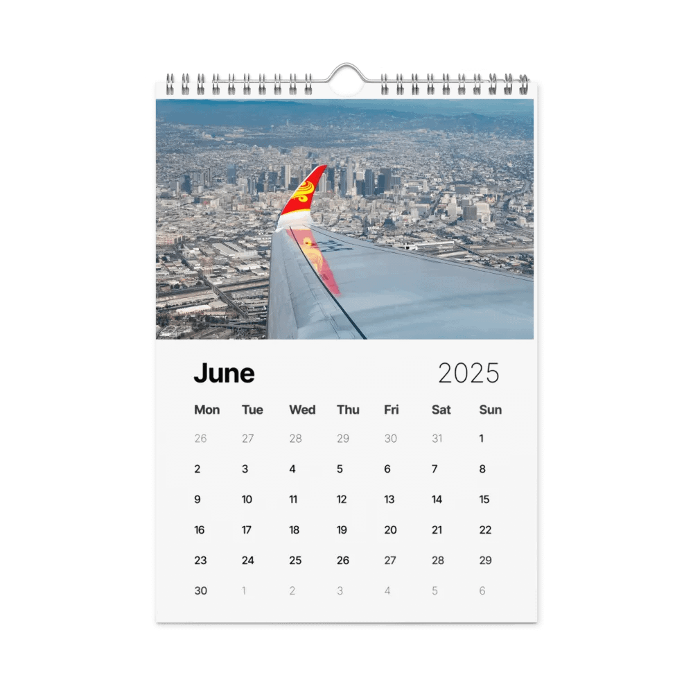 2025 Wall Calendar - Best Of: Wing Views - (A3 or A4) product image (4)