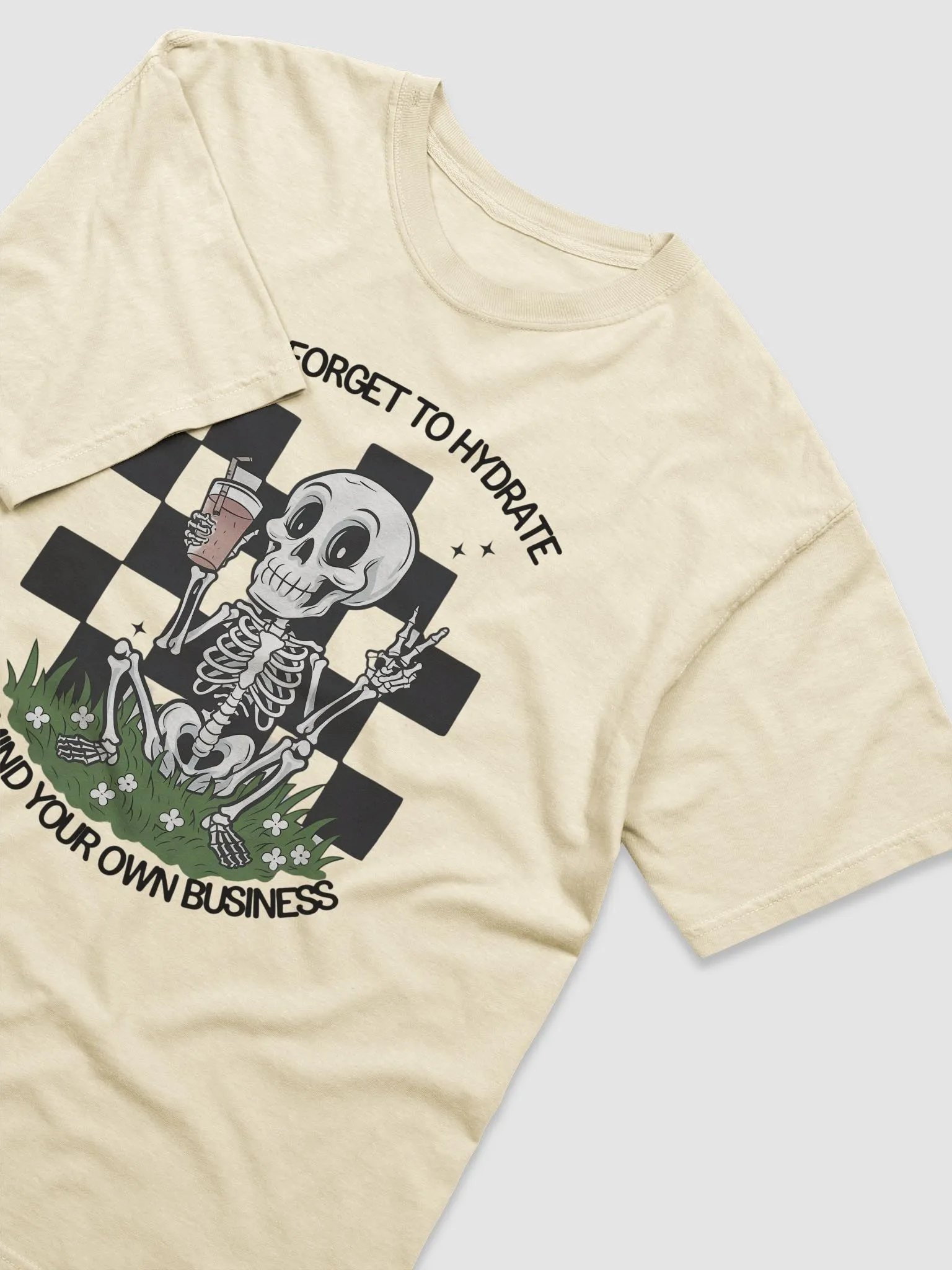 Chill Skeleton Peace Sign Tee product image (3)