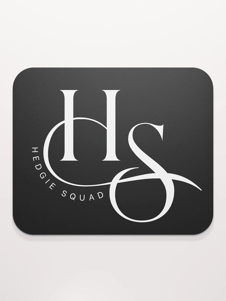 Hedgie Squad black mousepad (8.7″ × 7.1″ // 22cm × 18cm) product image (2)