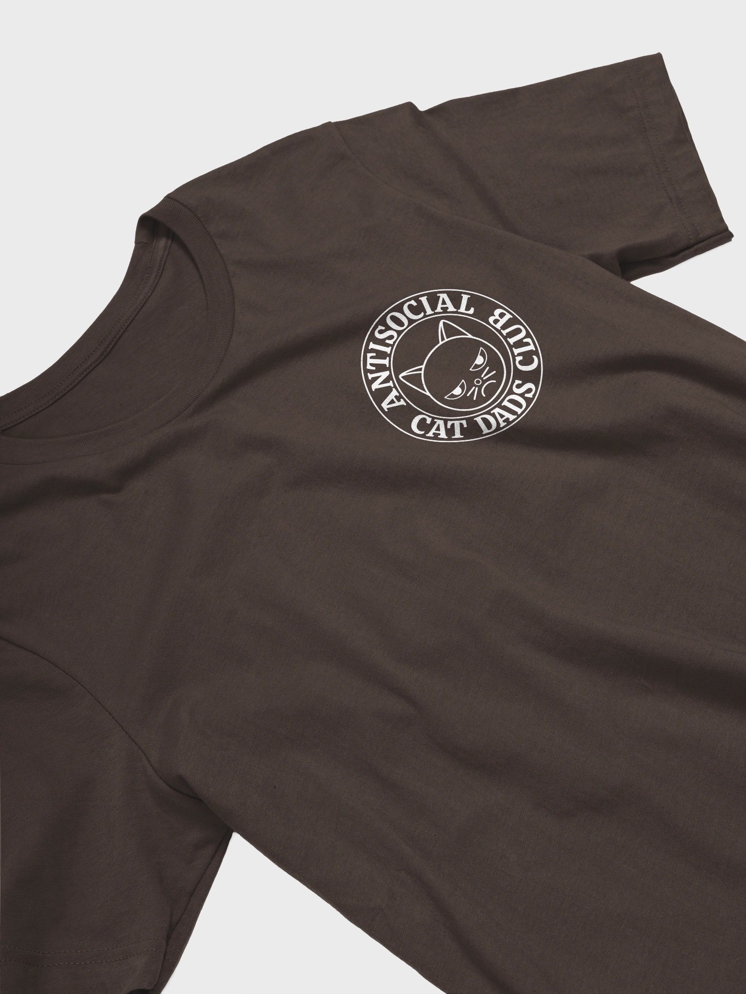 Antisocial Cat Dads Club 1 (Left Chest Print) - Unisex Adult Super Soft Lightweight T-shirt product image (2)