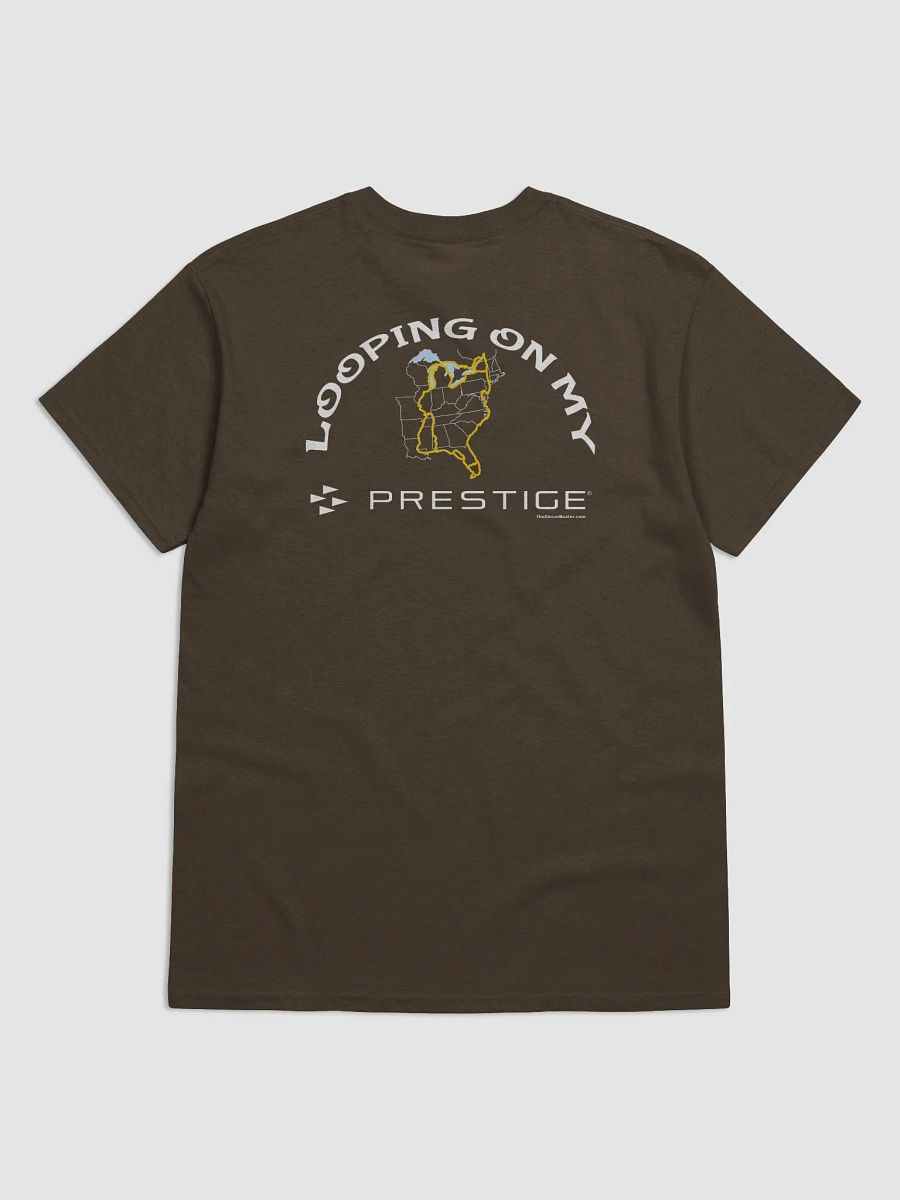 Looping On My Prestige - T-Shirt - Dark Shirt w/White Logo product image (1)