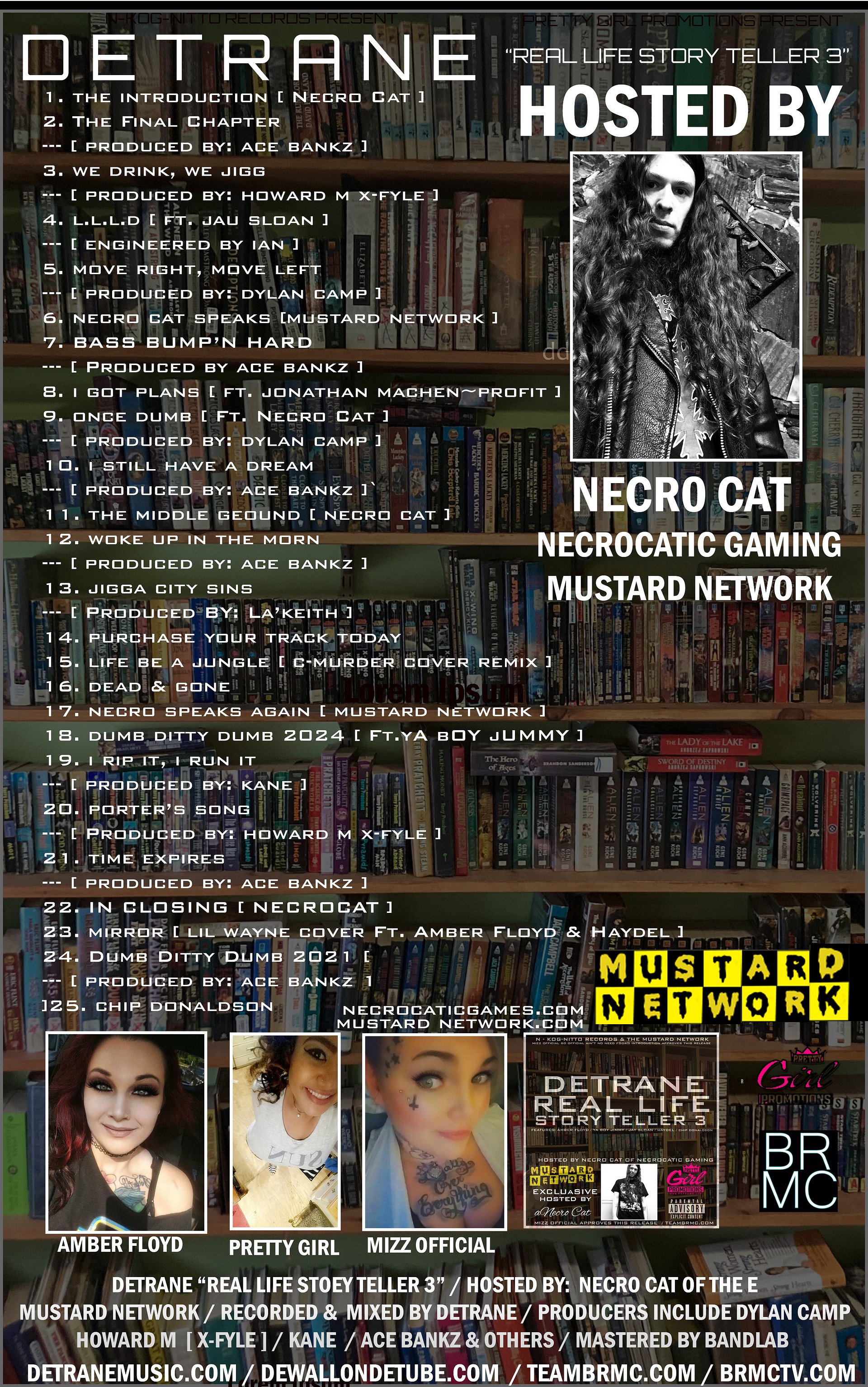 Detrane - Real Life Story Teller Volume 3 (Featuring NecroCaticGames) - MP3 + Poster Digital Album Release product image (4)