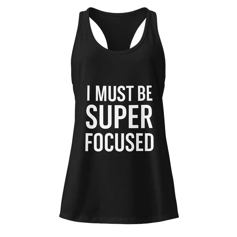 Super Focused Racerback Tank product image (1)