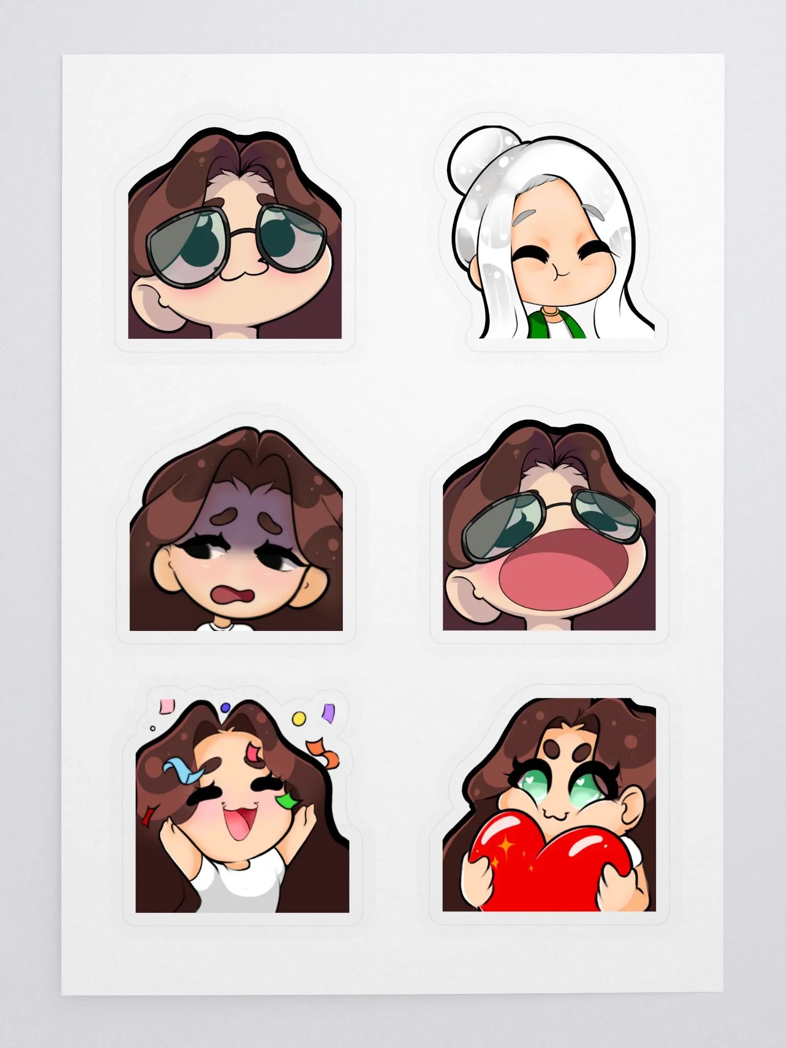 Emote Sticker Sheet #3 product image (3)