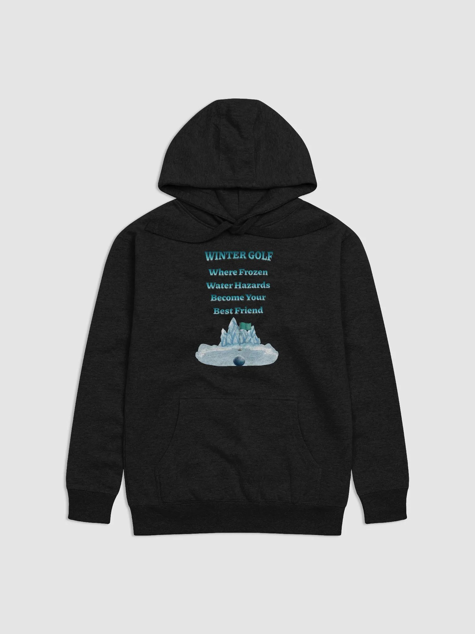 Winter Golf Funny Golfing Scene Hoodie product image (43)
