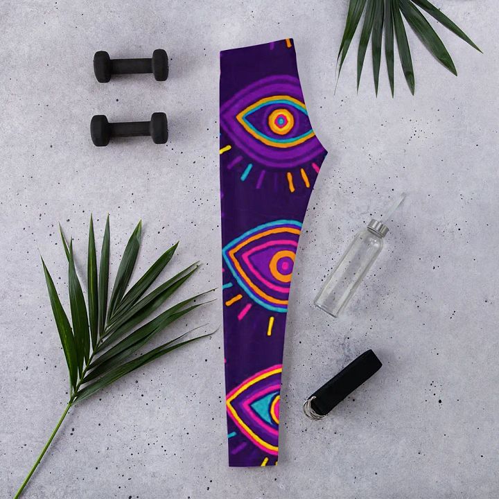 Mystical Eye Leggings: Psychedelic Print product image (2)