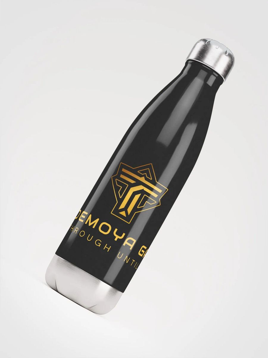 Stainless Steel Water Bottle w/ Gold Logo product image (8)