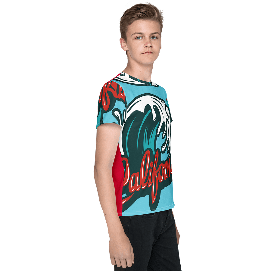 California Wave All-Over Print T-Shirt product image (3)