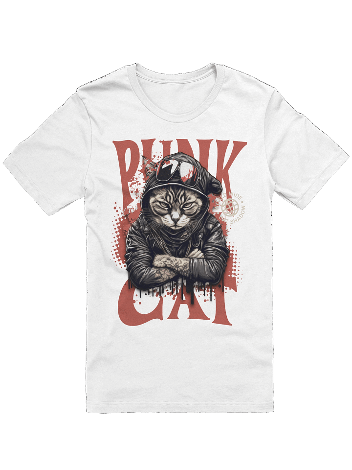Punk Cat | Unisex Bella+Canvas Supersoft T-Shirt product image (2)
