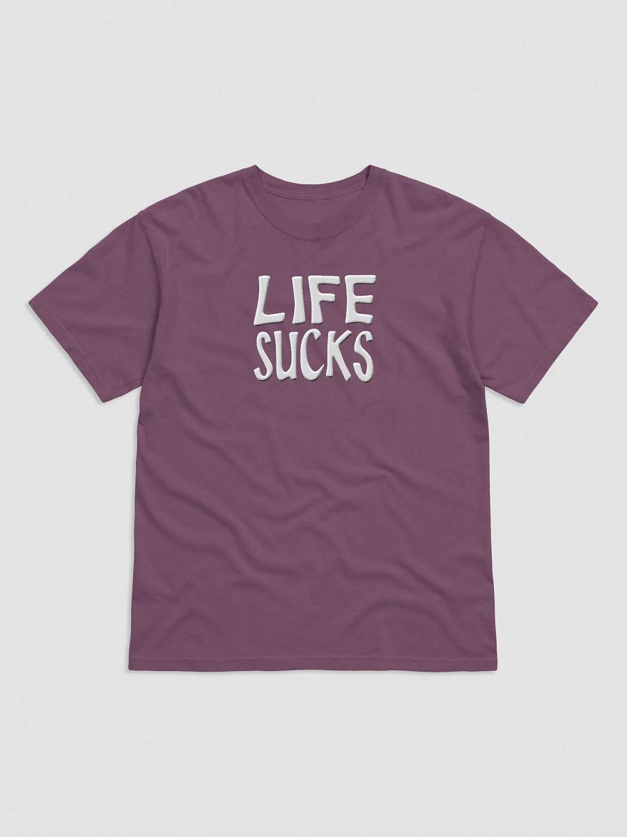 'Life Sucks' Embroidered Tee product image (1)