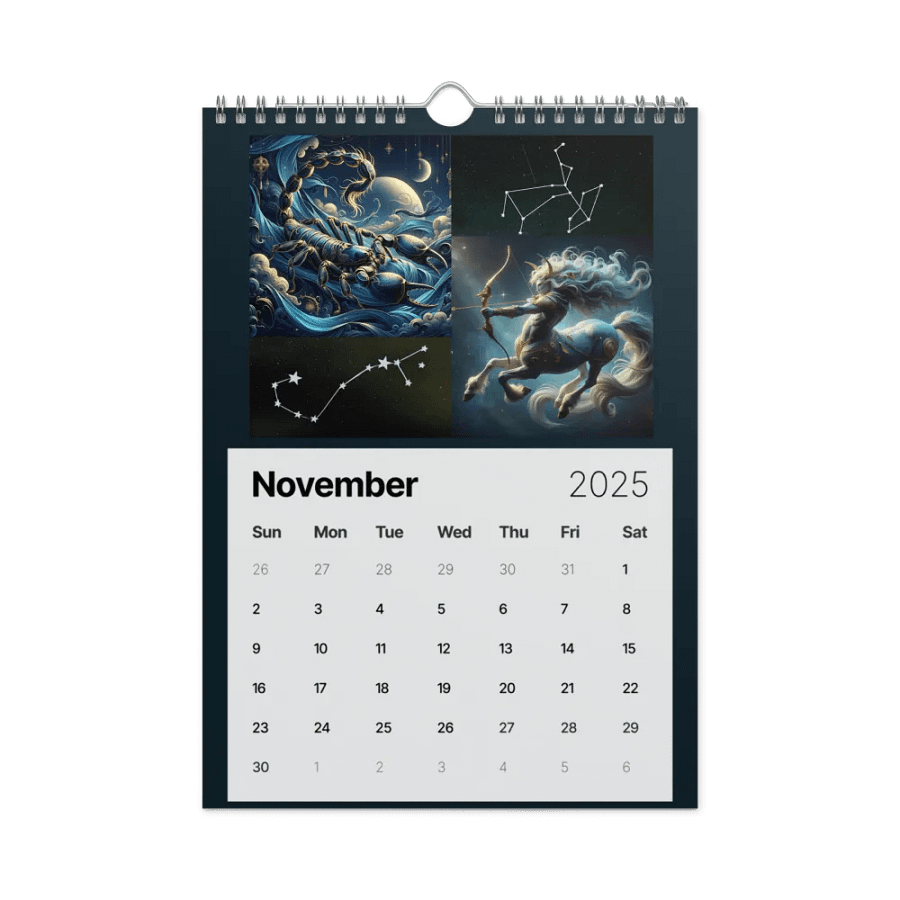 2025 Zodiac Calendar: A Celestial Fantasy Journey product image (12)