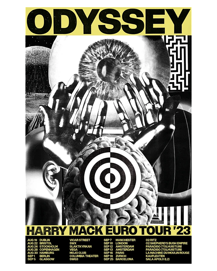 Odyssey Poster - Euro and UK Tour product image (1)