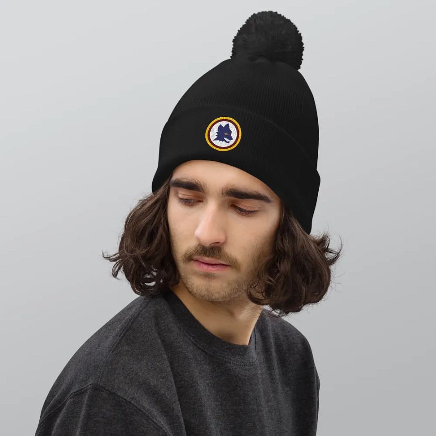 AS Roma Lupetto Pom-Pom Beanie product image (9)