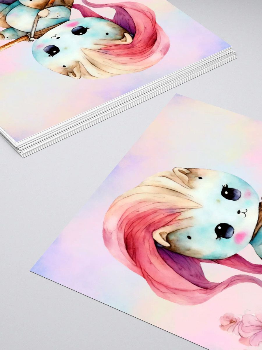 Cute Ninja Kitty, 3x3 inch Sticker product image (4)