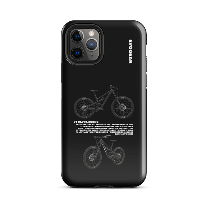 Black YT Capra Core 2 iPhone Case product image (49)