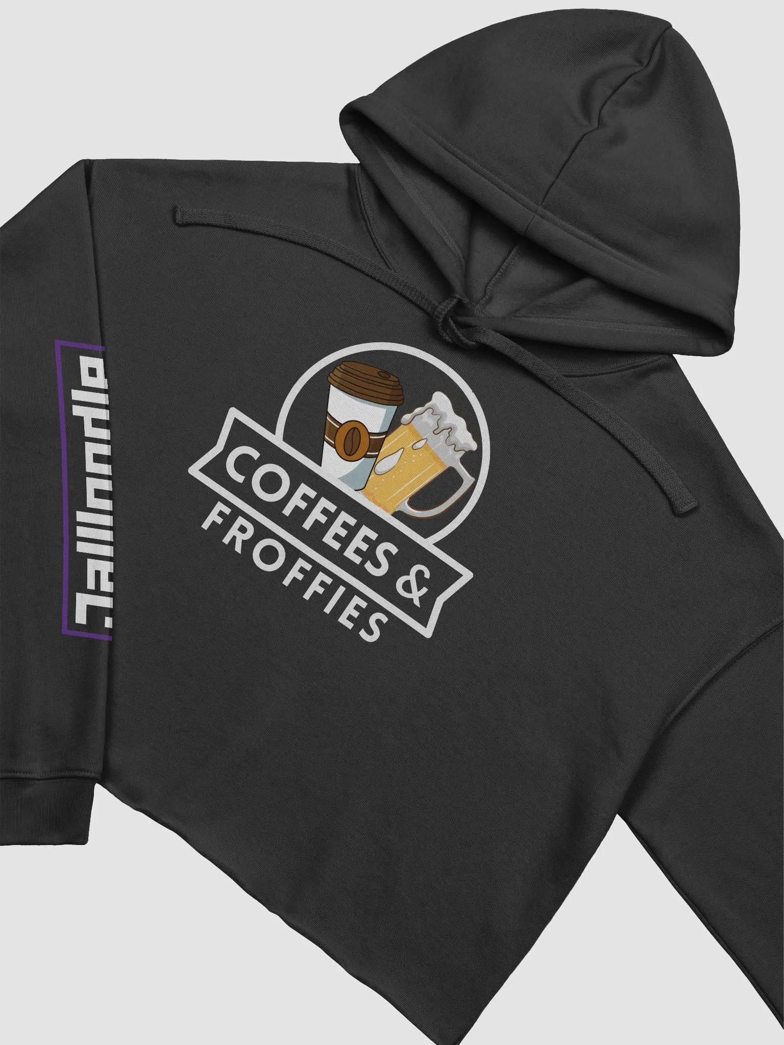 Coffees & Froffies Crop Hoodie product image (11)