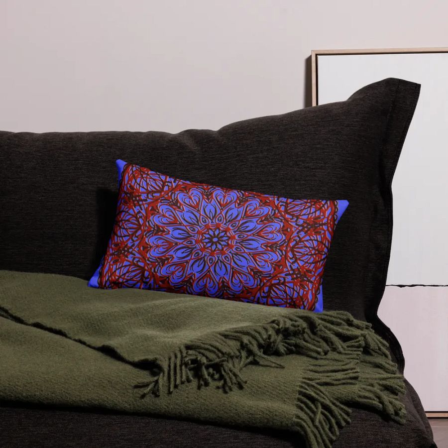 Symmetrical Serenity Mandala Pillow Case product image (7)