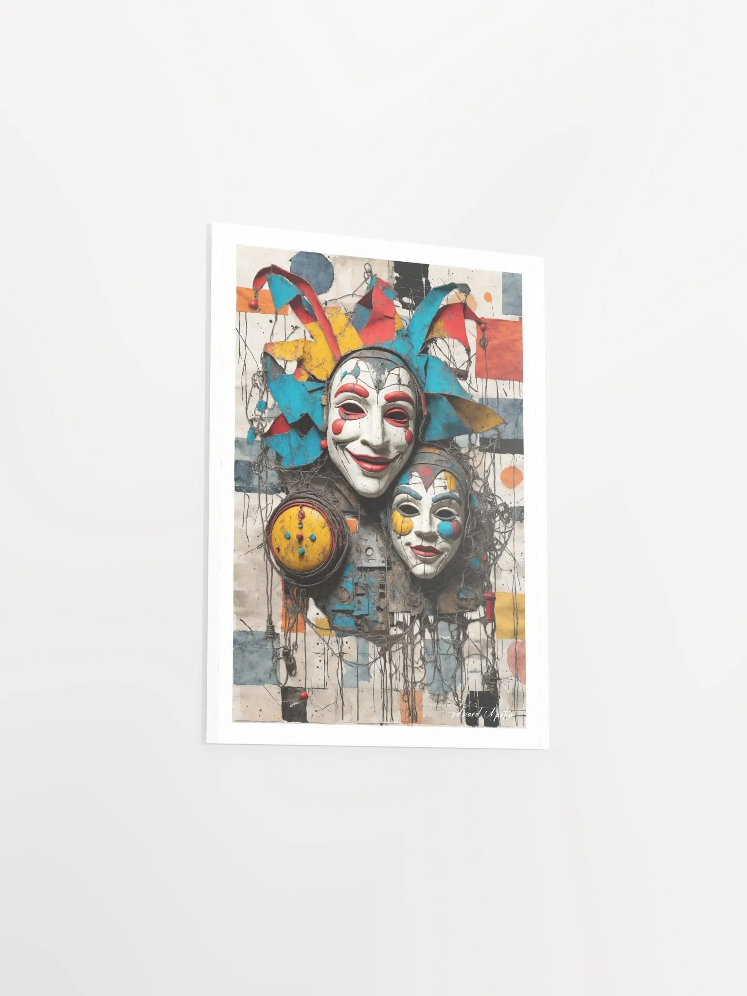 'Laugh, Laugh, Laugh' by Edward Martin-Mixed Media Collage Print product image (4)