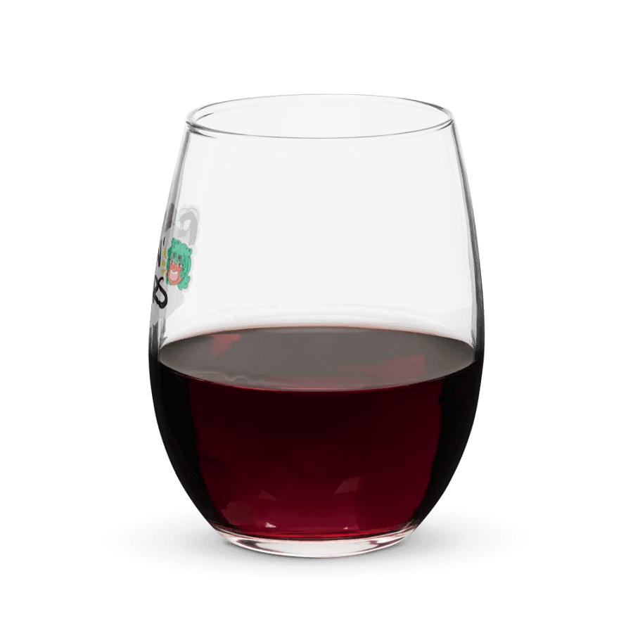 Drawin' Disasters Wine Glass product image (7)