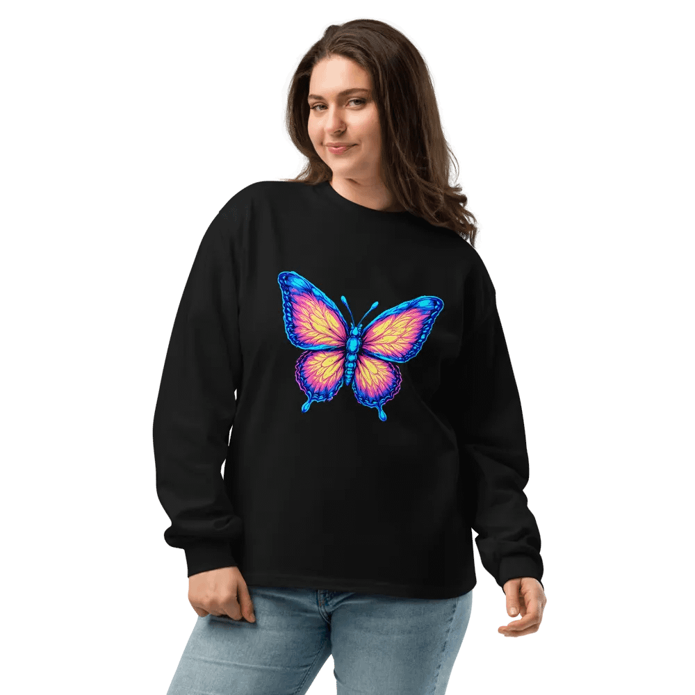 [Astral Butterfly] Unisex Premium Heavyweight Long Sleeve Shirt product image (6)