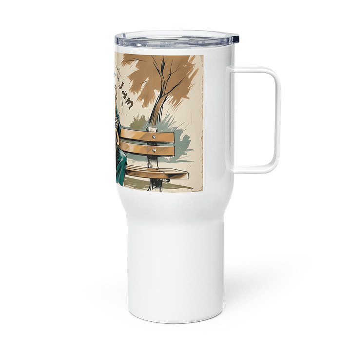 Saxophone Sloth Travel Mug product image (2)