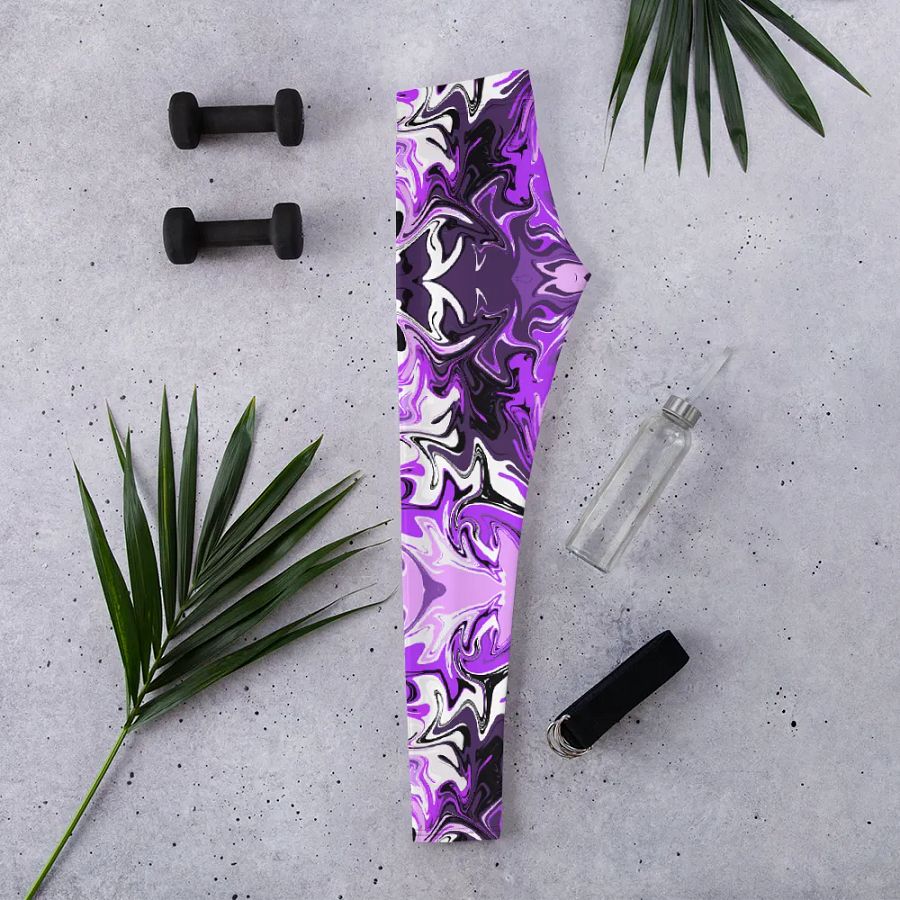 Purple Swirl Leggings product image (3)