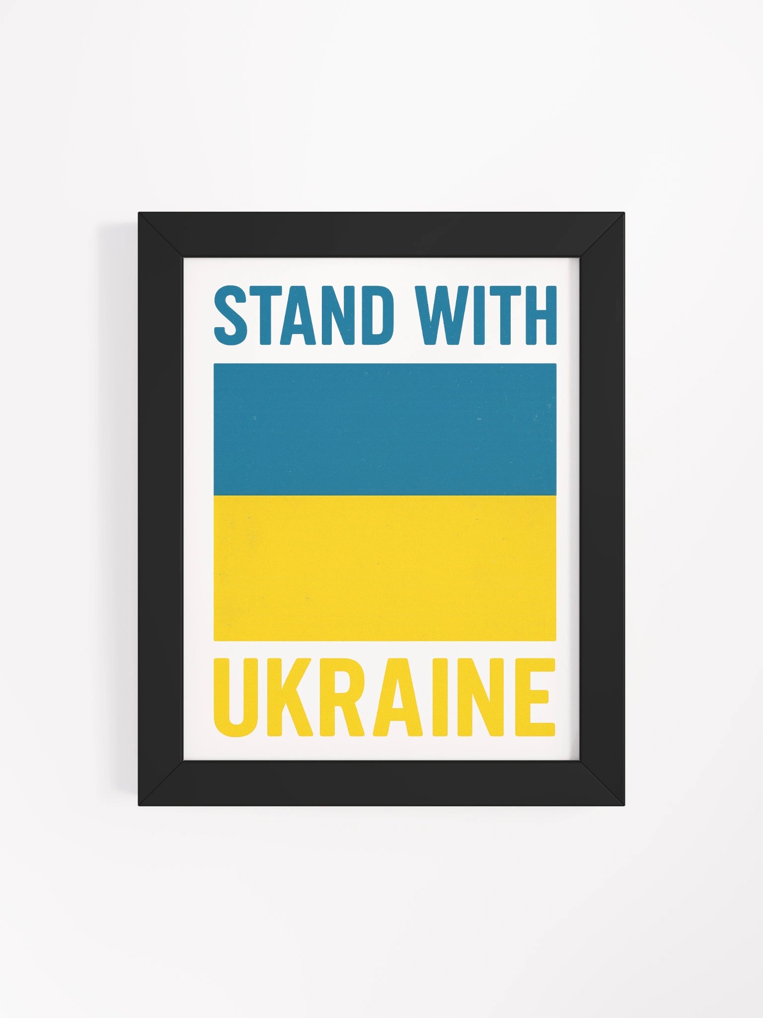 Unity in Art: Stand with Ukraine Framed Poster product image (24)