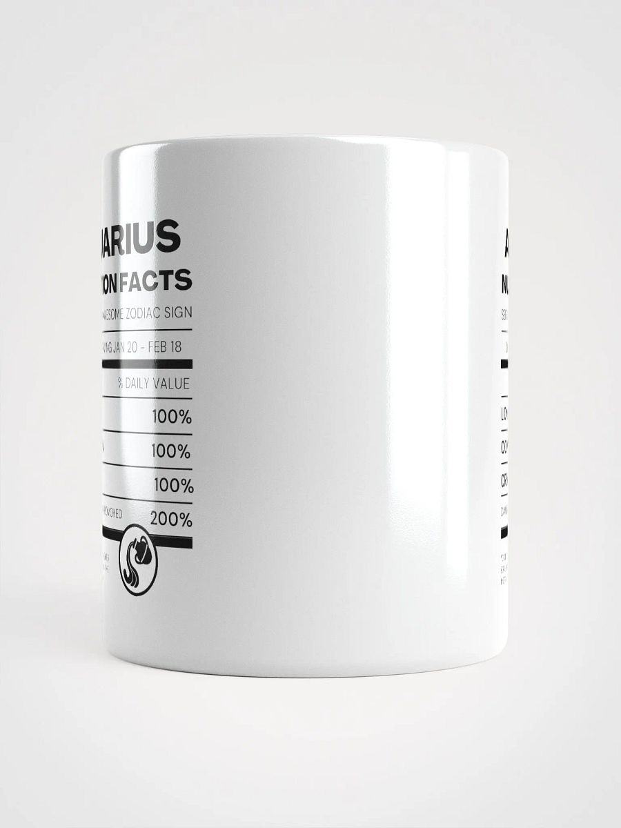 Aquarius Nutrition Facts Mug product image (6)