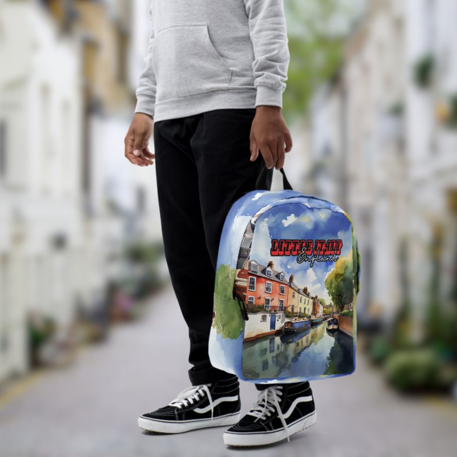 Little Italy - England - All Over Print - Watercolor - Backpack product image (9)