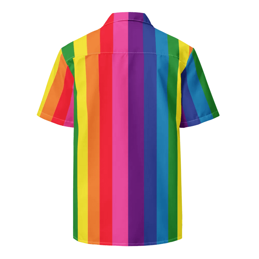 1978 Rainbow Pride Flag = 8-Color - All-Over Print Hawaiian Shirt product image (4)