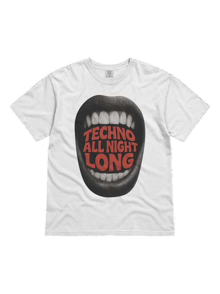 TECHNO ALL NIGHT LONG – Rave-Ready Statement Design product image (1)