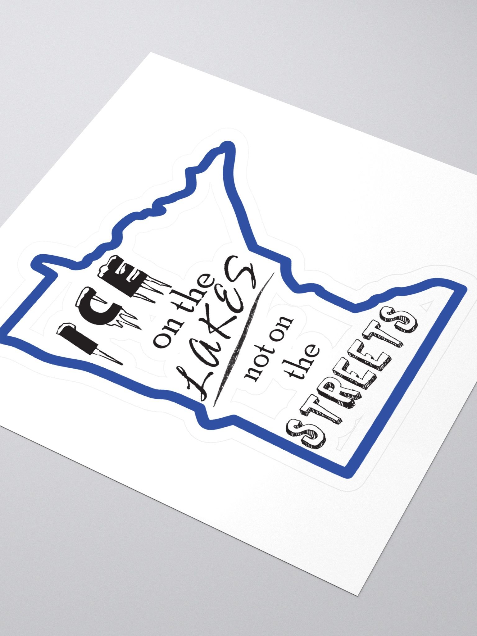 ICE belongs on Lakes (stickers) product image (3)