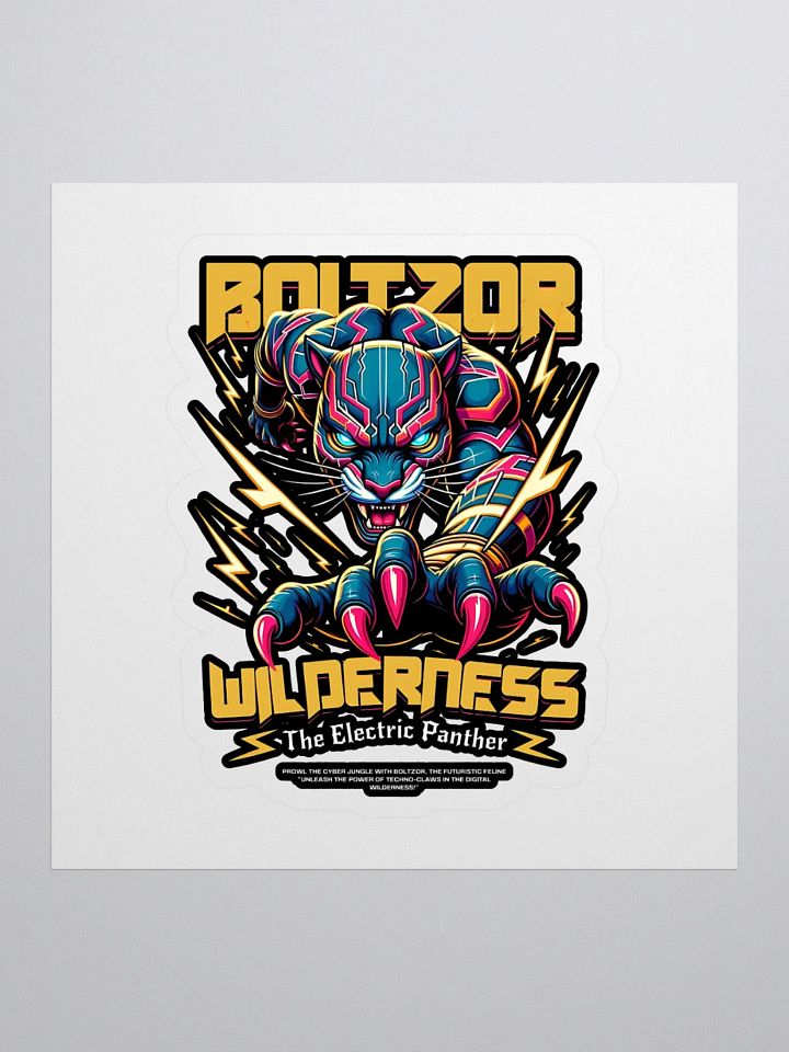 BOLTZOR Electric Panther Stickers product image (1)