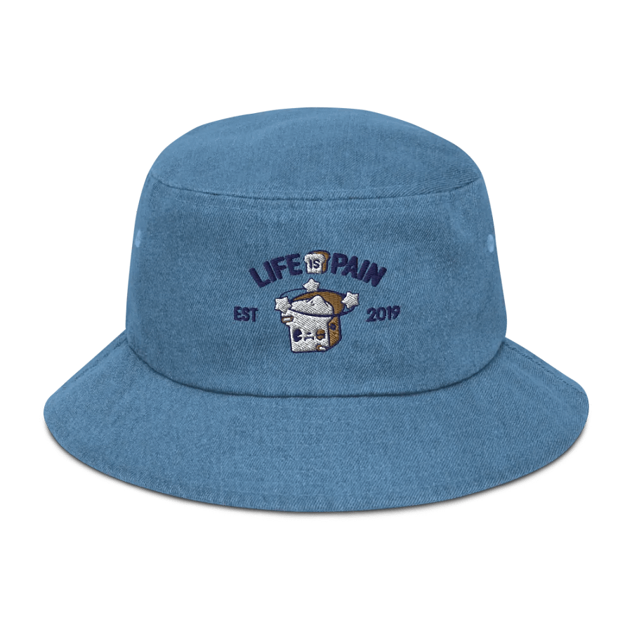 Life is Pain Denim Bucket Hat product image (14)